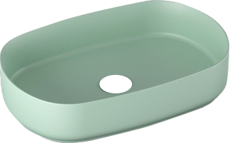 Toni Oval Vessel Basin in Mint
