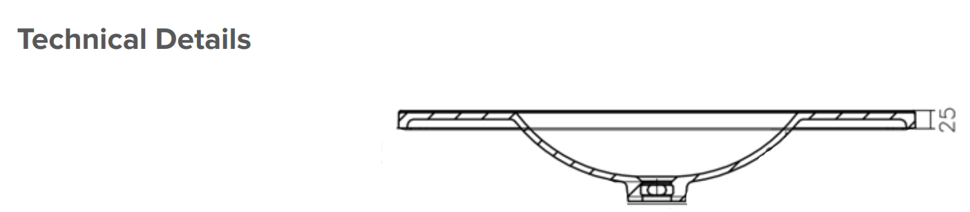 900 Wall Hung 1 Drawer Vanity in French Oak with StoneCast Basin