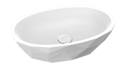 Oval Vessel Basin - Gloss White