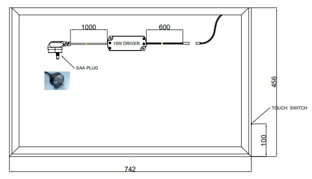 Luma-Lite Vanity LED Light for 750 Vanities