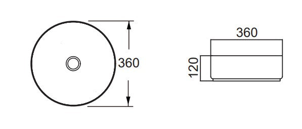 Quarto Round 360 Vessel Basin
