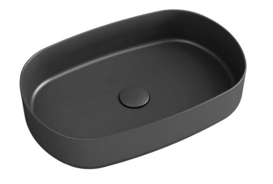 Anthracite/Grey Oval Vessel Basin