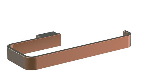 Square Towel Holder - Brushed Copper