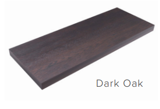 Milazzo Modular 2400 Dark Oak Slab Top