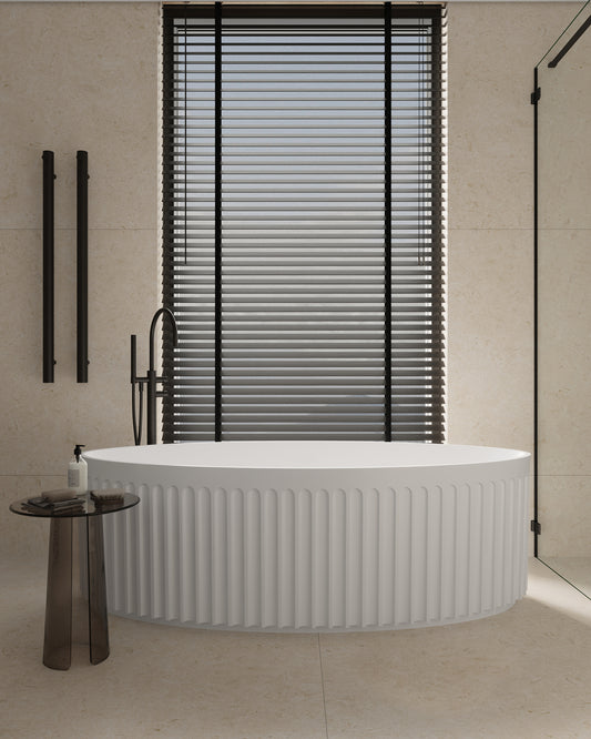 Laurel 1800 Oval Freestanding Bath - Gloss White