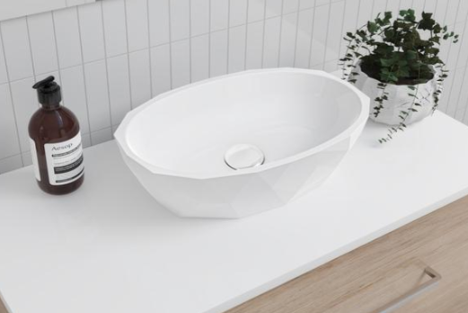 Oval Vessel Basin - Gloss White