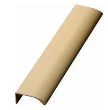 Long Curved Handle 350mm Brushed Brass