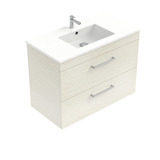 Citi 900 Wall Hung Vanity in Costal Elm with Clasico Basin