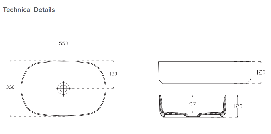 Toni Oval Vessel Basin - Salmon