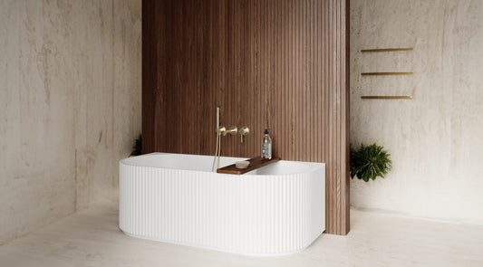 Willow 1700 Back to Wall Bath - Gloss White *EX DISPLAY*