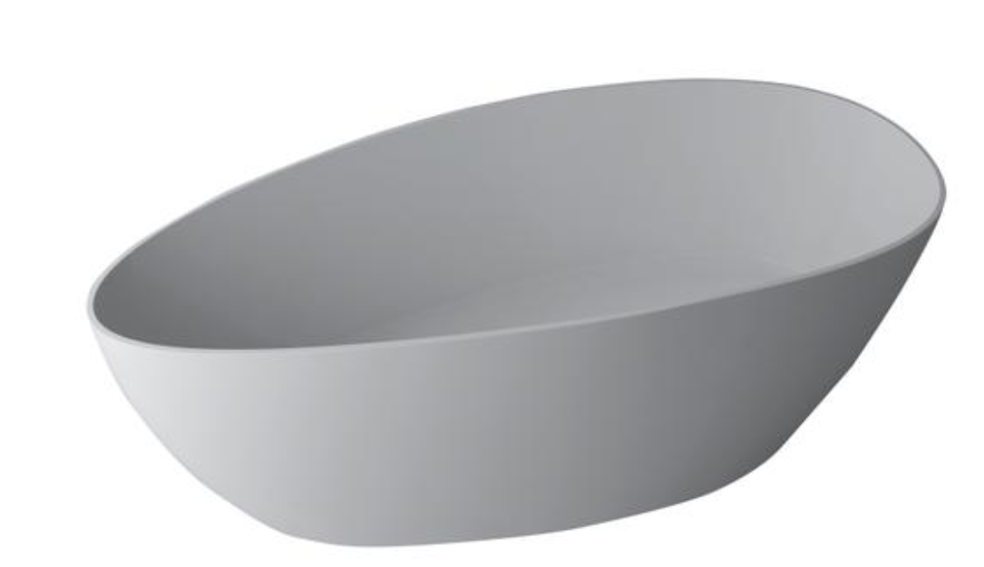 1700 Elliptical Freestanding Bath - Gloss White