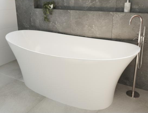 1700 Oval Freestanding Bath - Gloss White