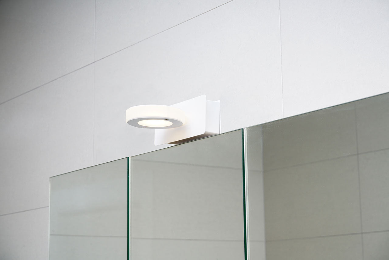 Newtech Alina Single Vanity LED Wall Light Round